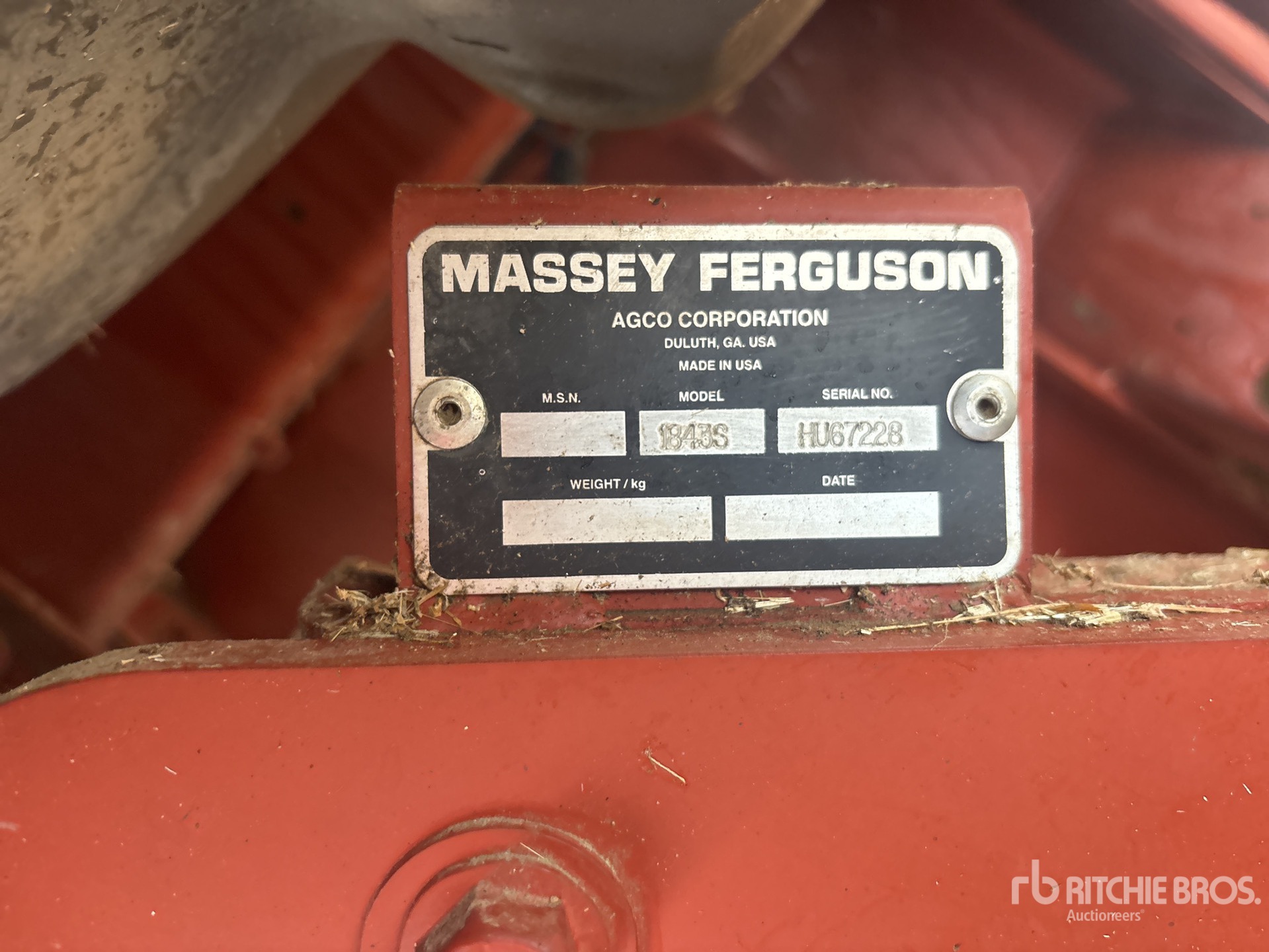 2009 Massey Ferguson 1843S