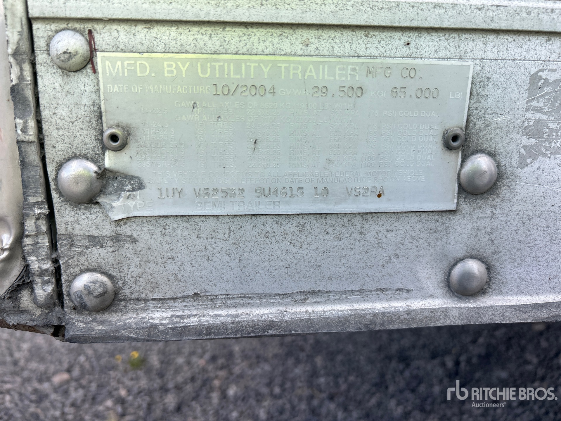 2005 Utility VS2RA