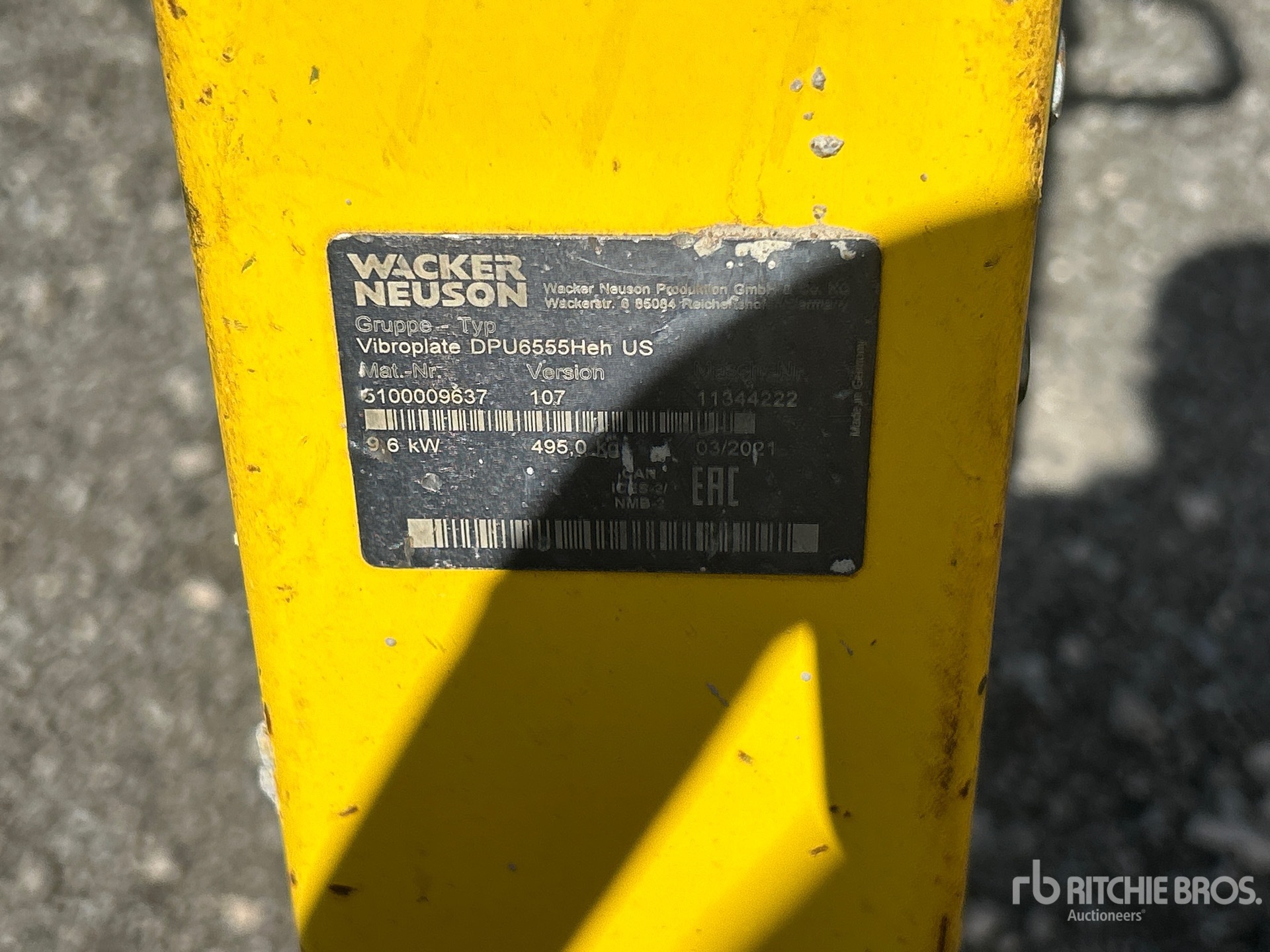 2021 Wacker Neuson DPU 6555HE