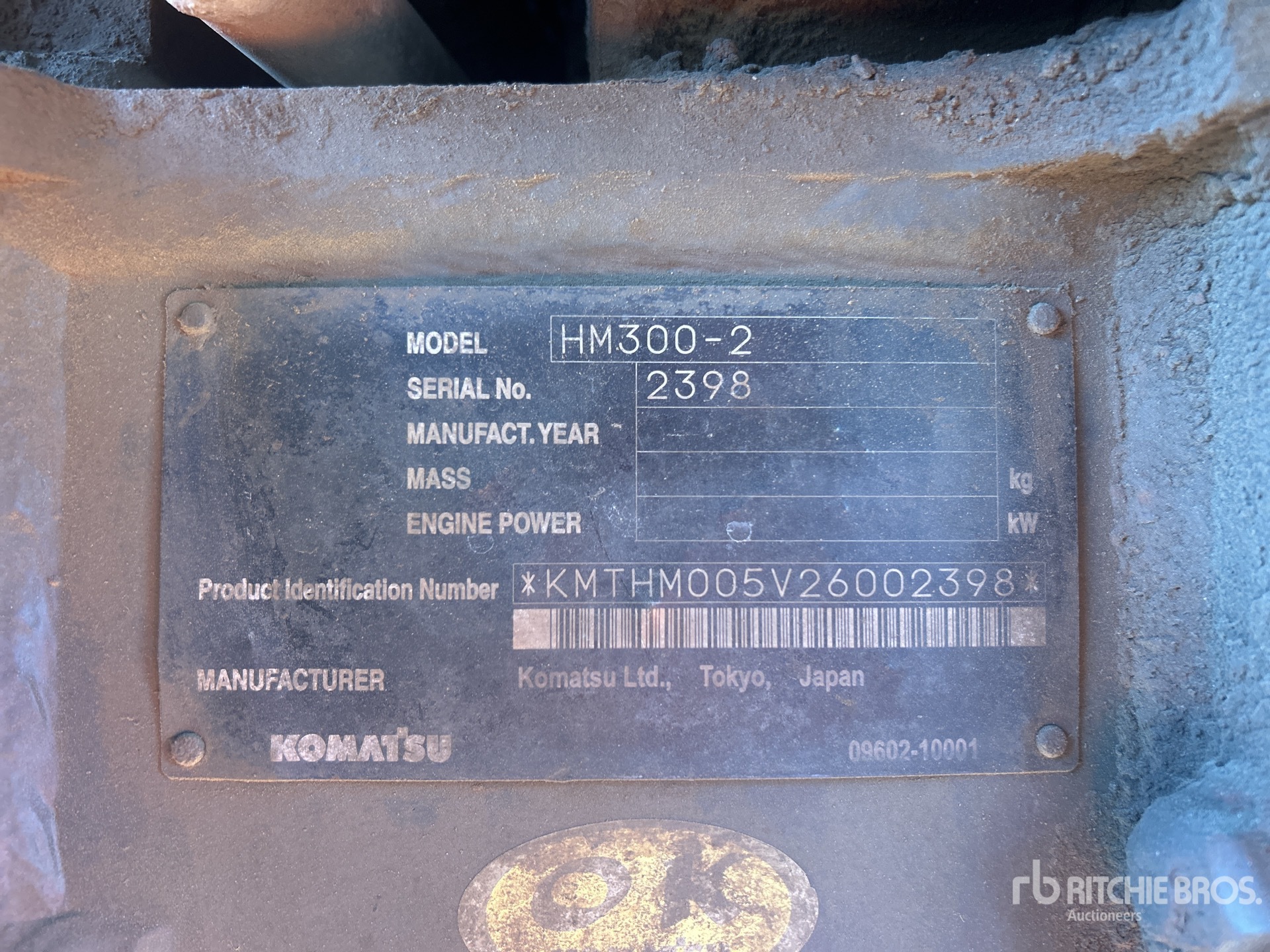 2007 Komatsu HM300-2