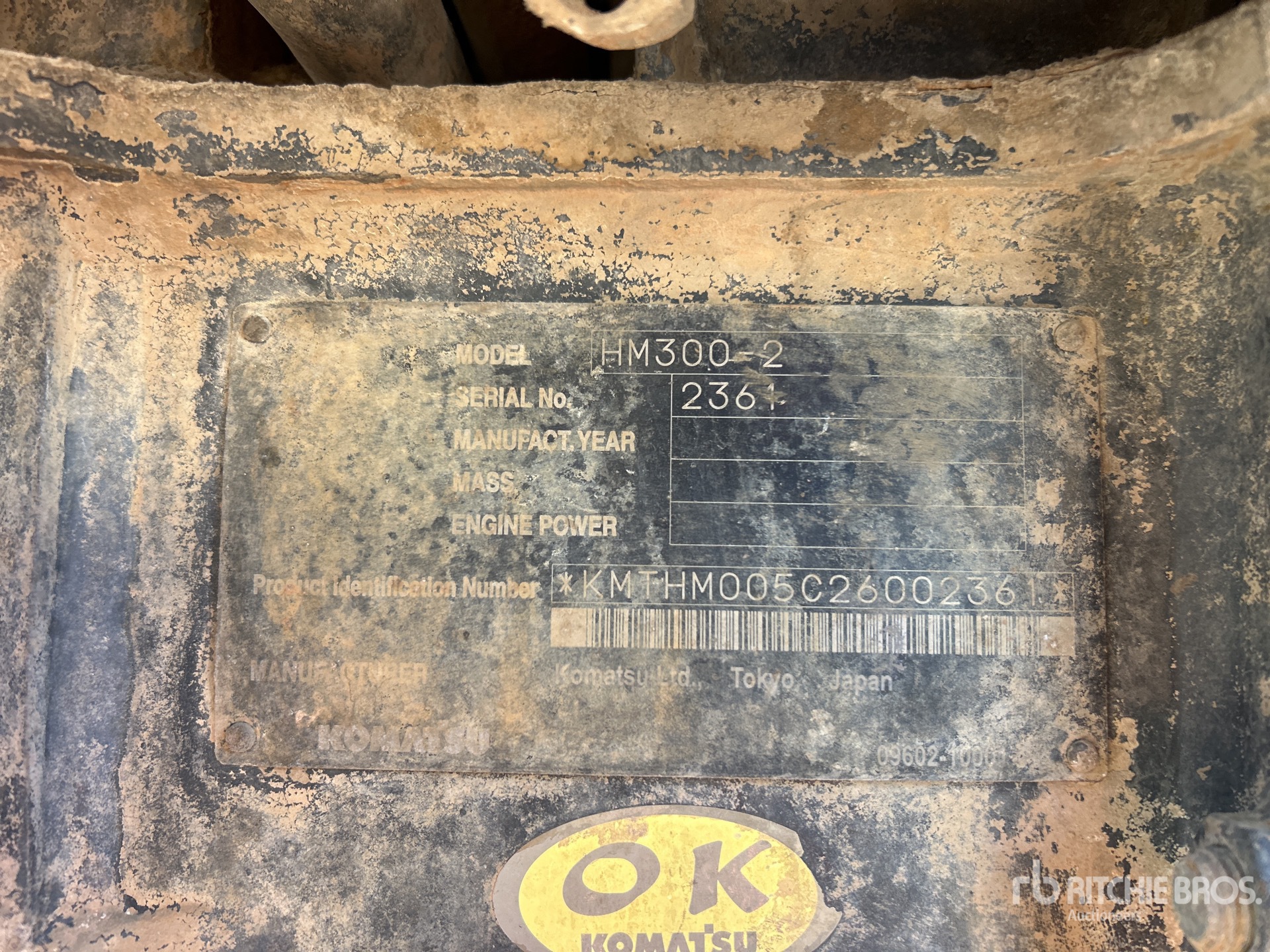 2007 Komatsu HM300-2