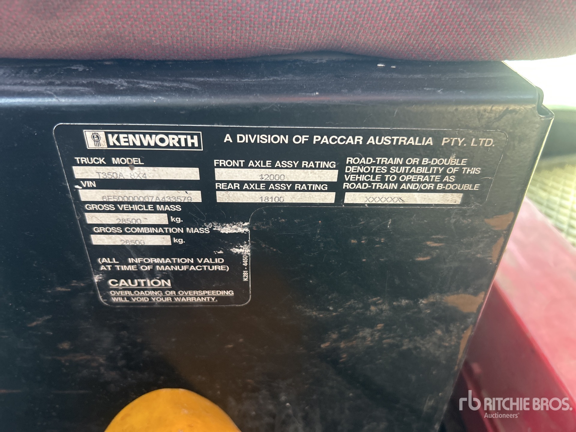 2007 Kenworth T350