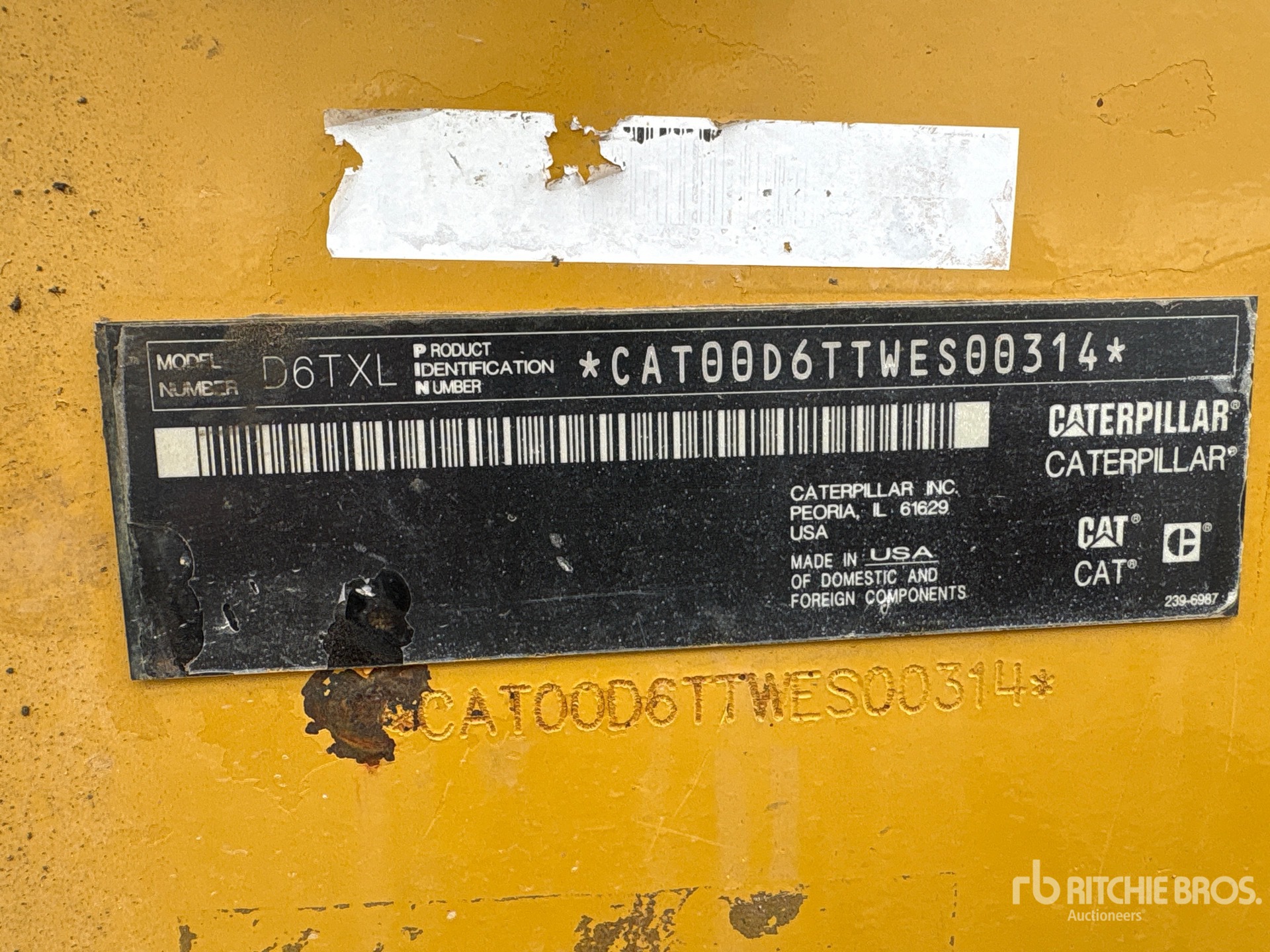 2015 Caterpillar D6T XL