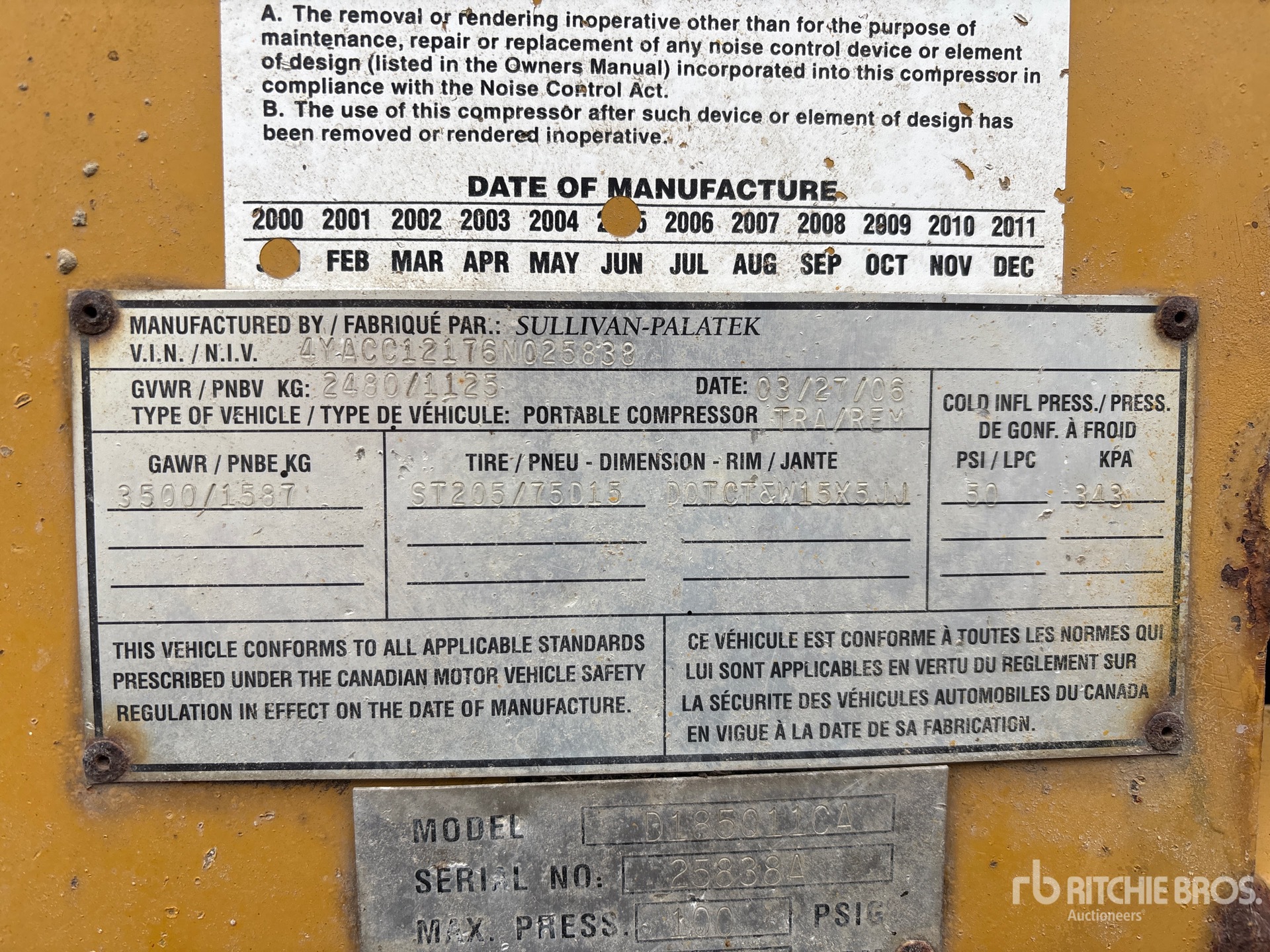 2006 Sullivan-Palatek / Boss D1850110A