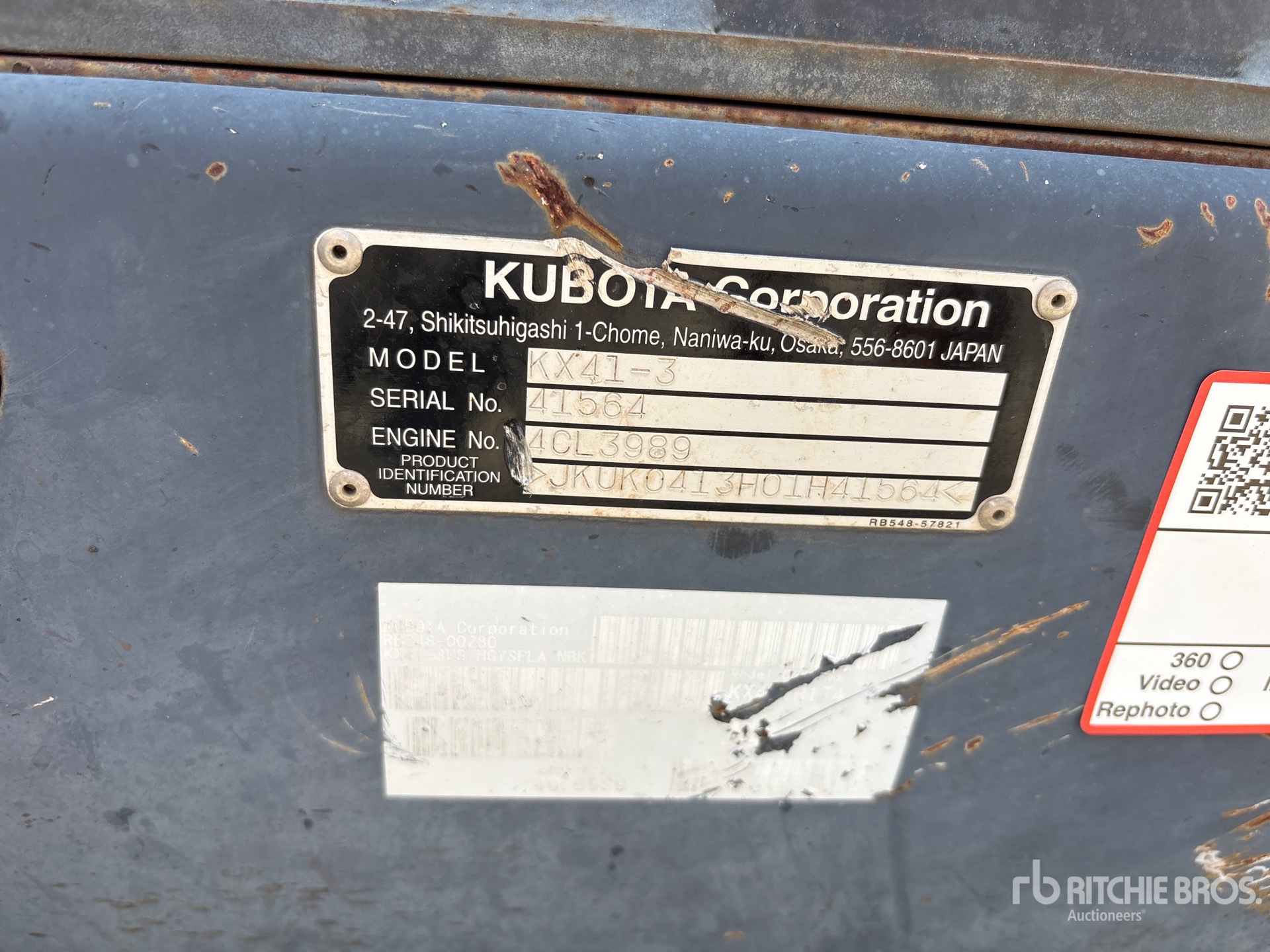 2012 Kubota KX41-3V