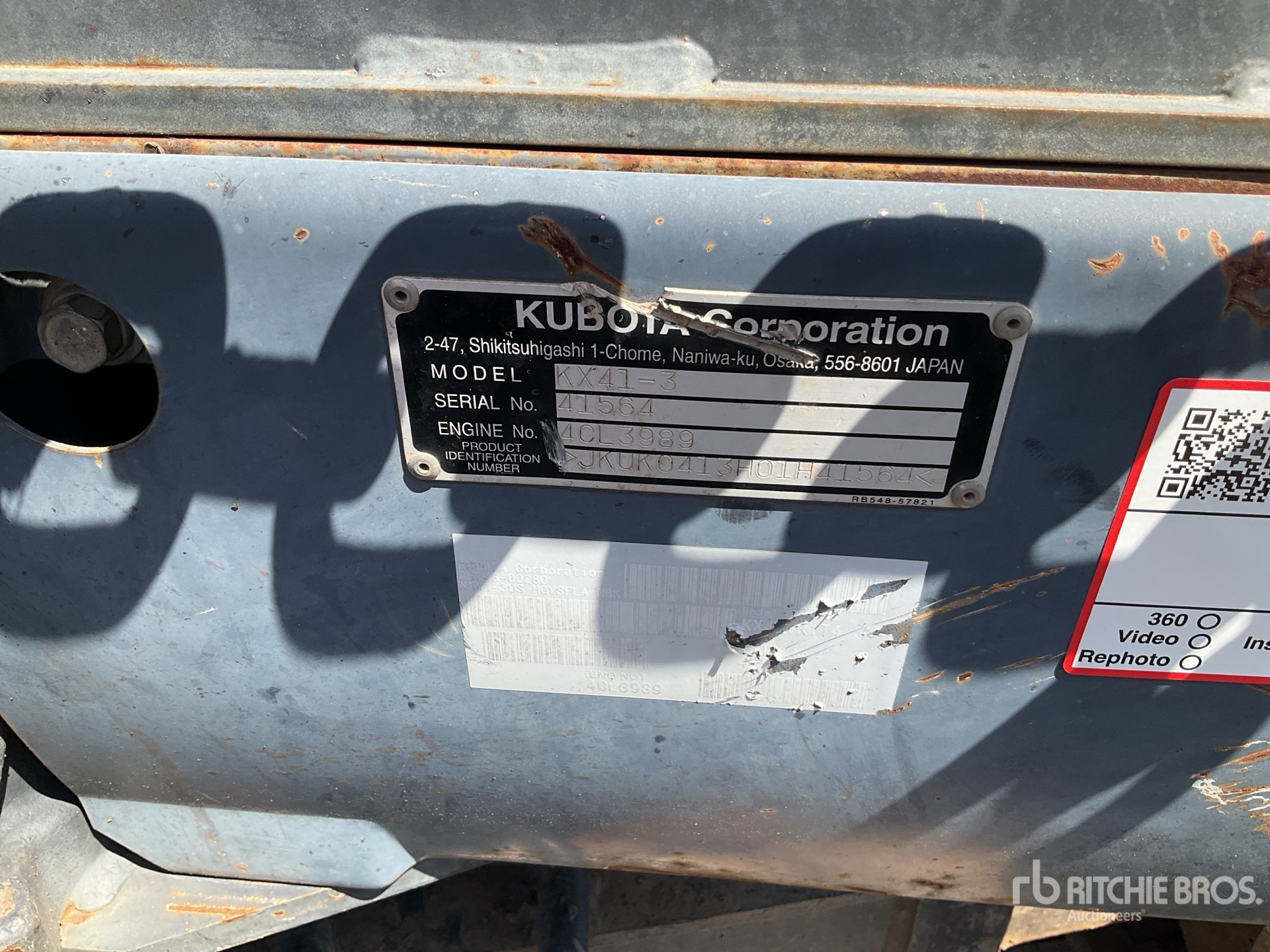 2012 Kubota KX41-3V