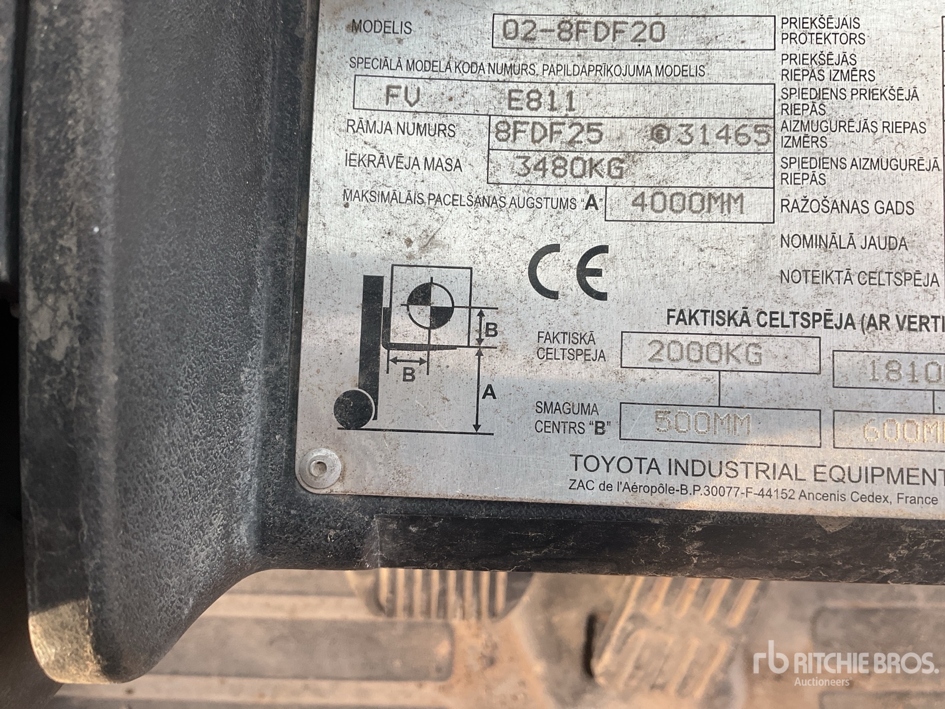 2012 Toyota 02-8FDF20