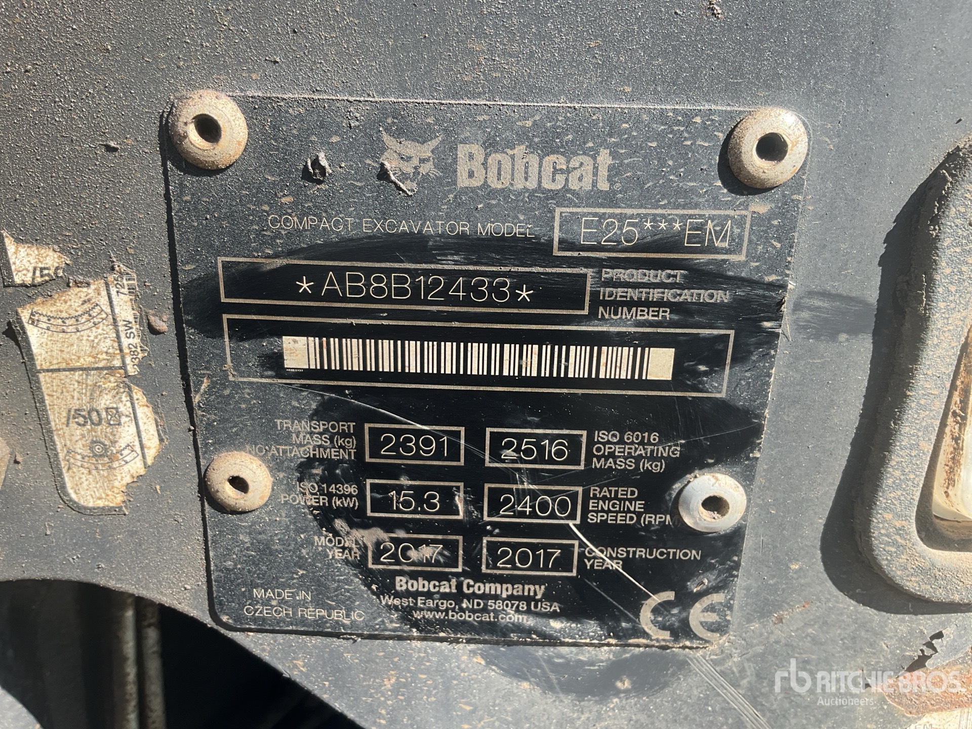 2017 Bobcat E25