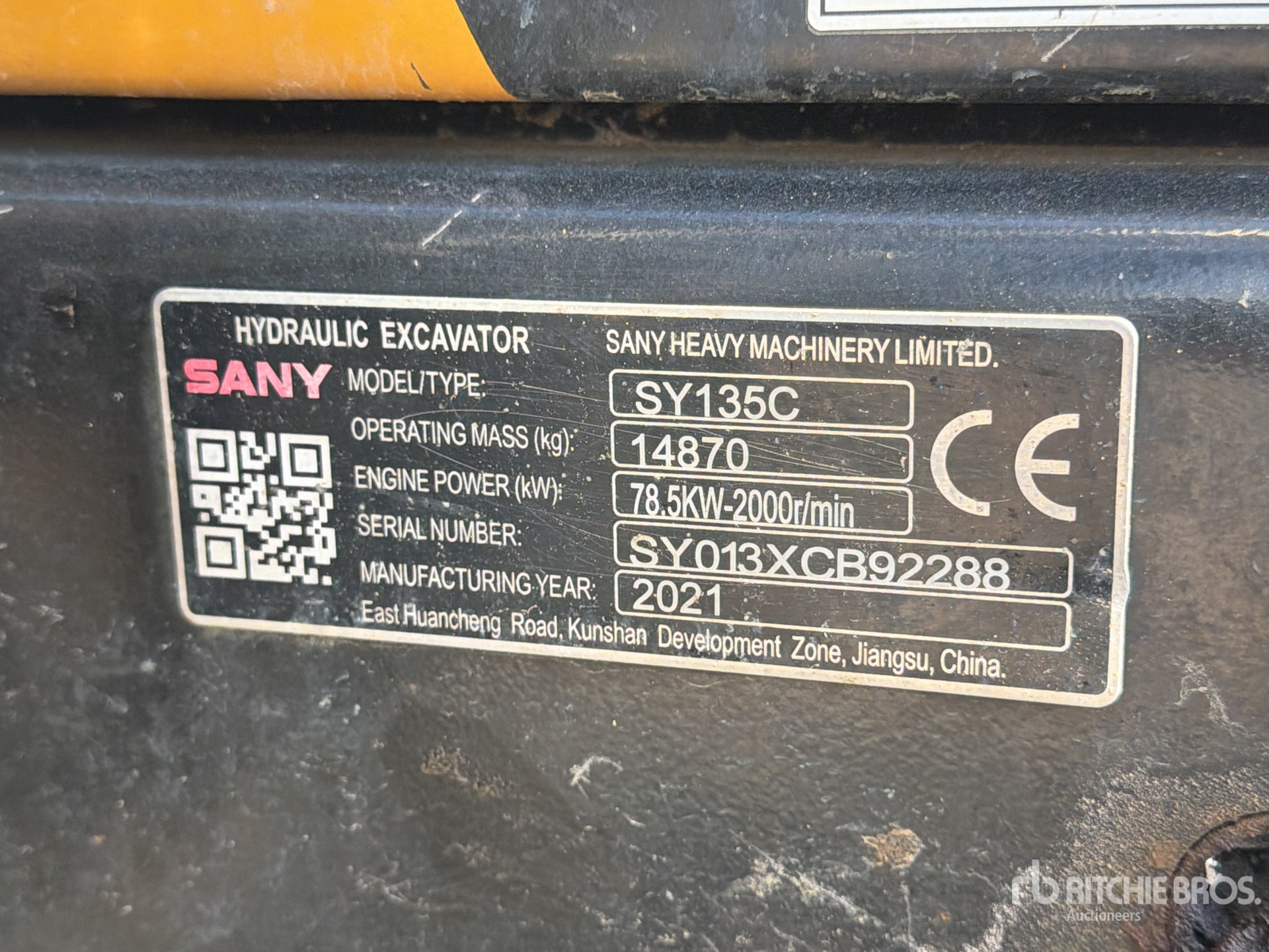2021 Sany SY135C