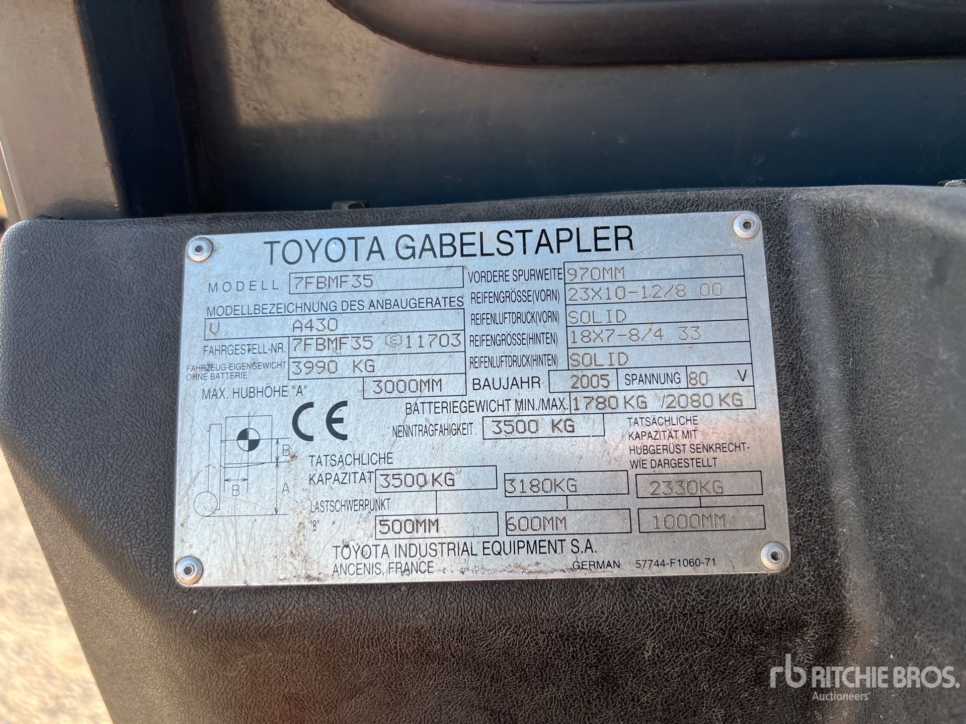 2005 Toyota 7FBMF35