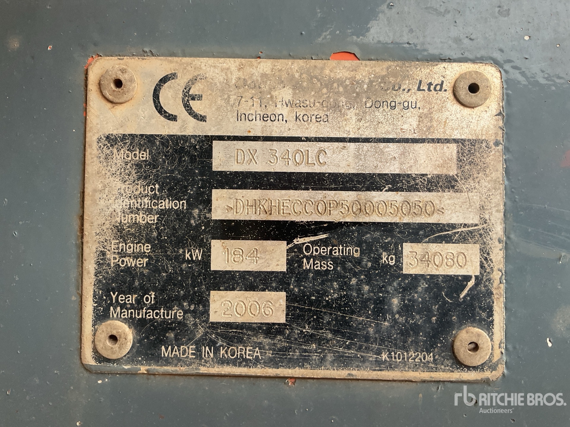 2006 Doosan DX340LC