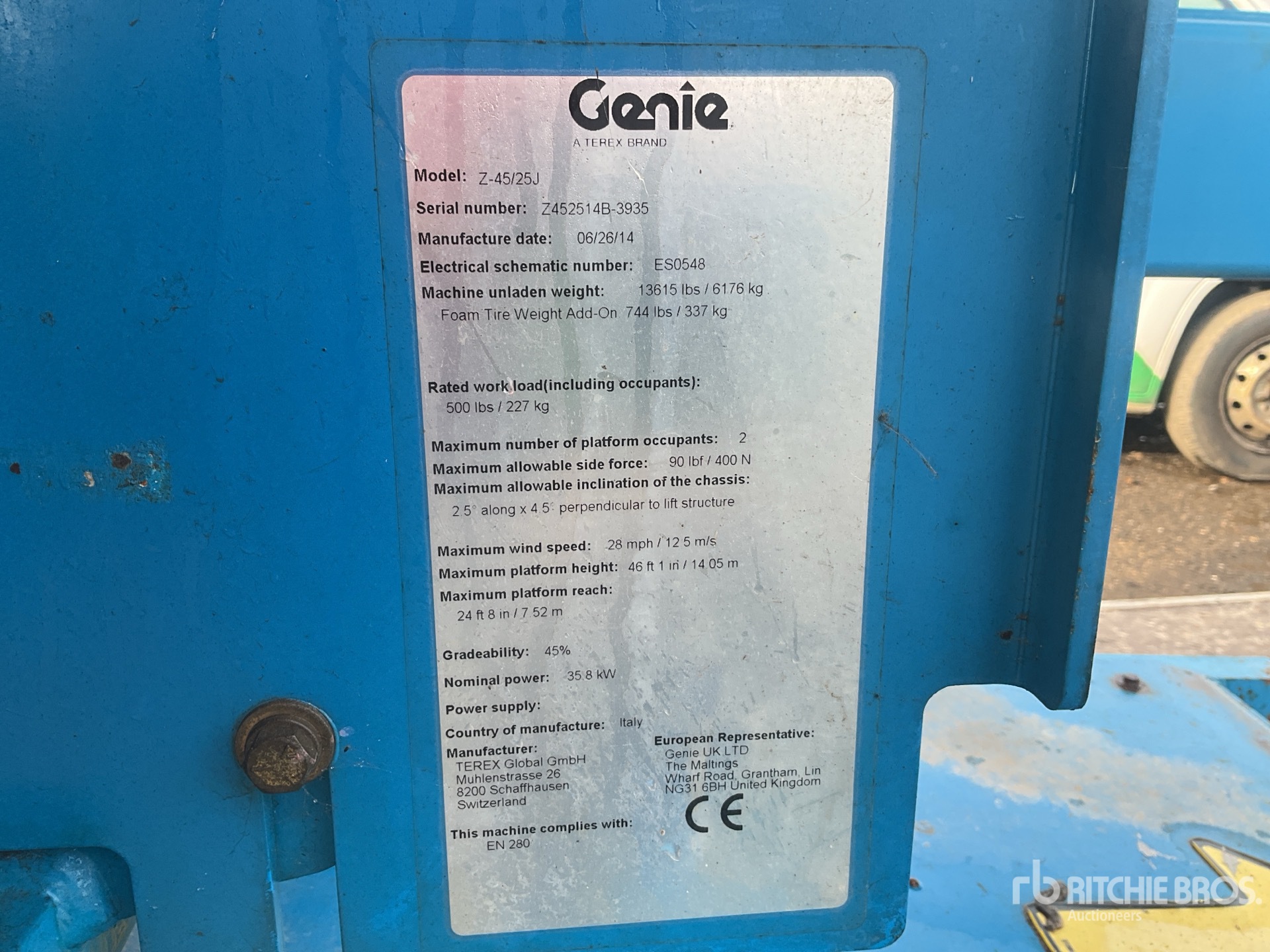 2014 Genie Z45/25J