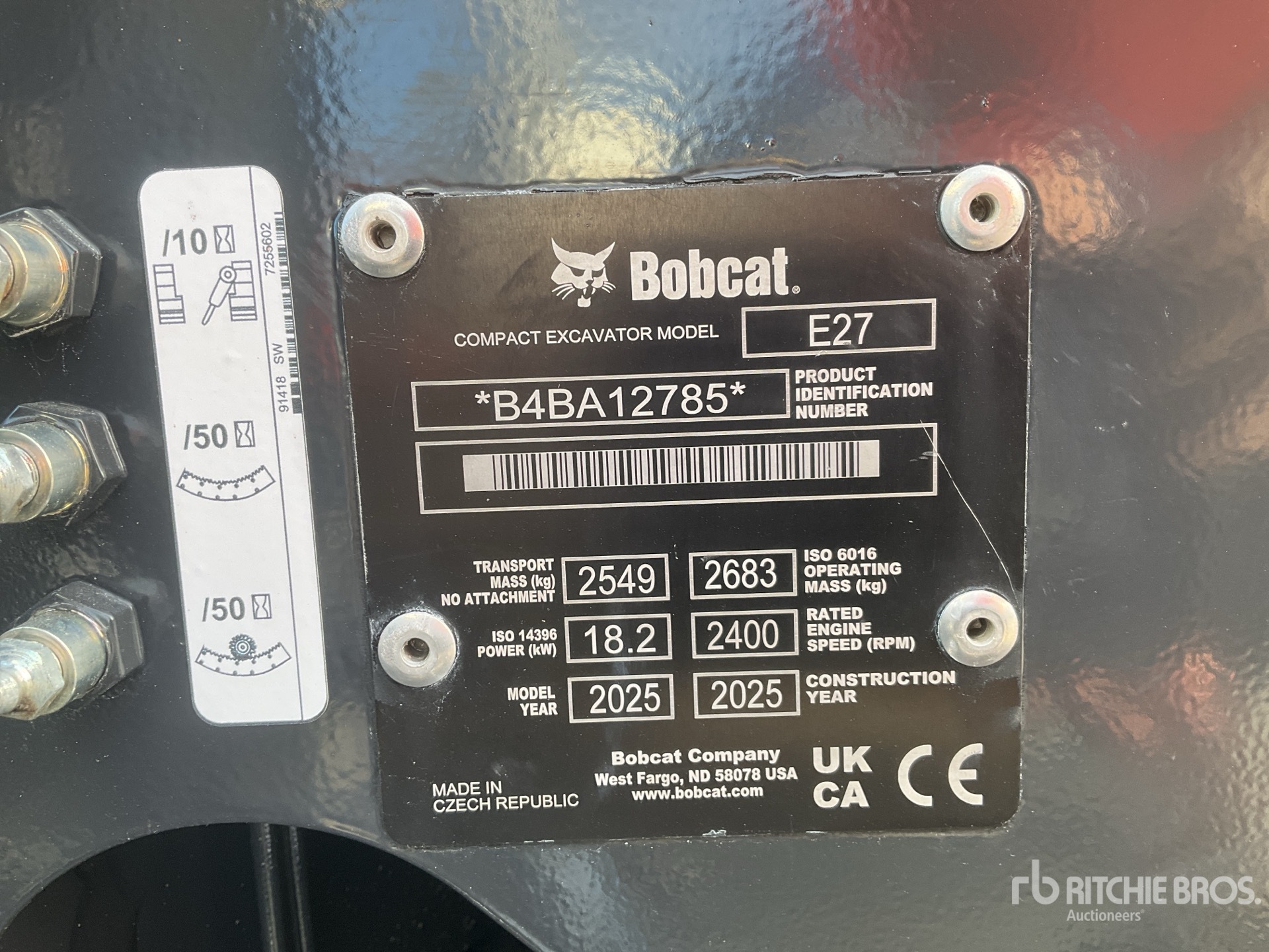2025 Bobcat E27