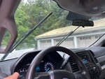 Cab with Windshield Wipers Operational