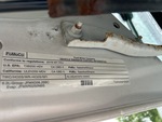 Engine with Emission Control Label