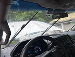 Cab with Windshield Wipers Operational