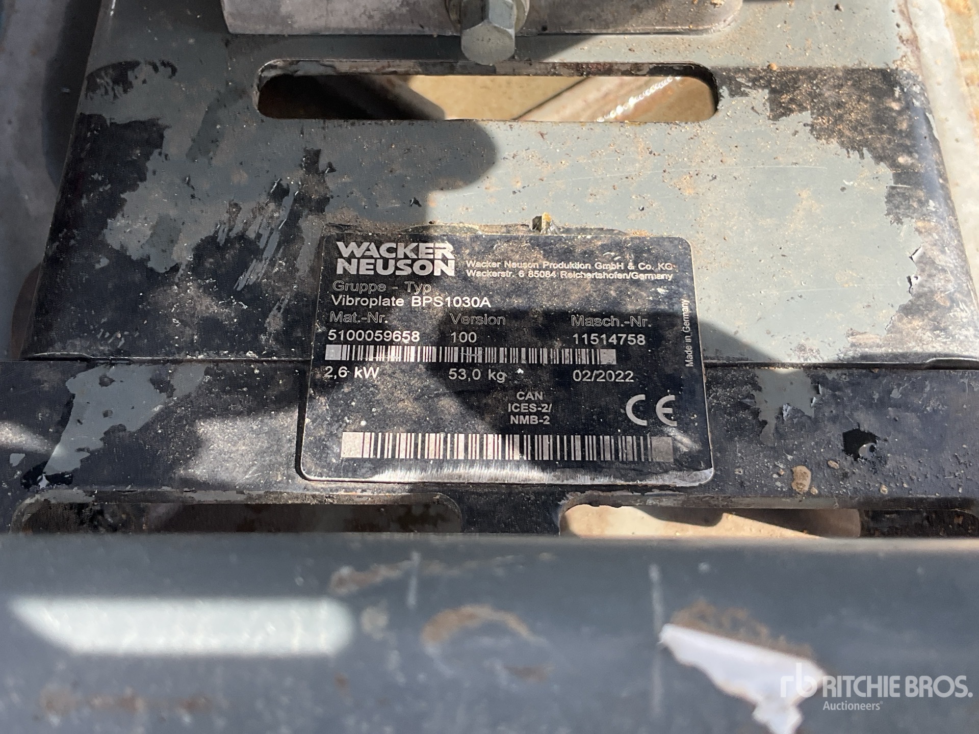 2022 Wacker Neuson BPS1030A
