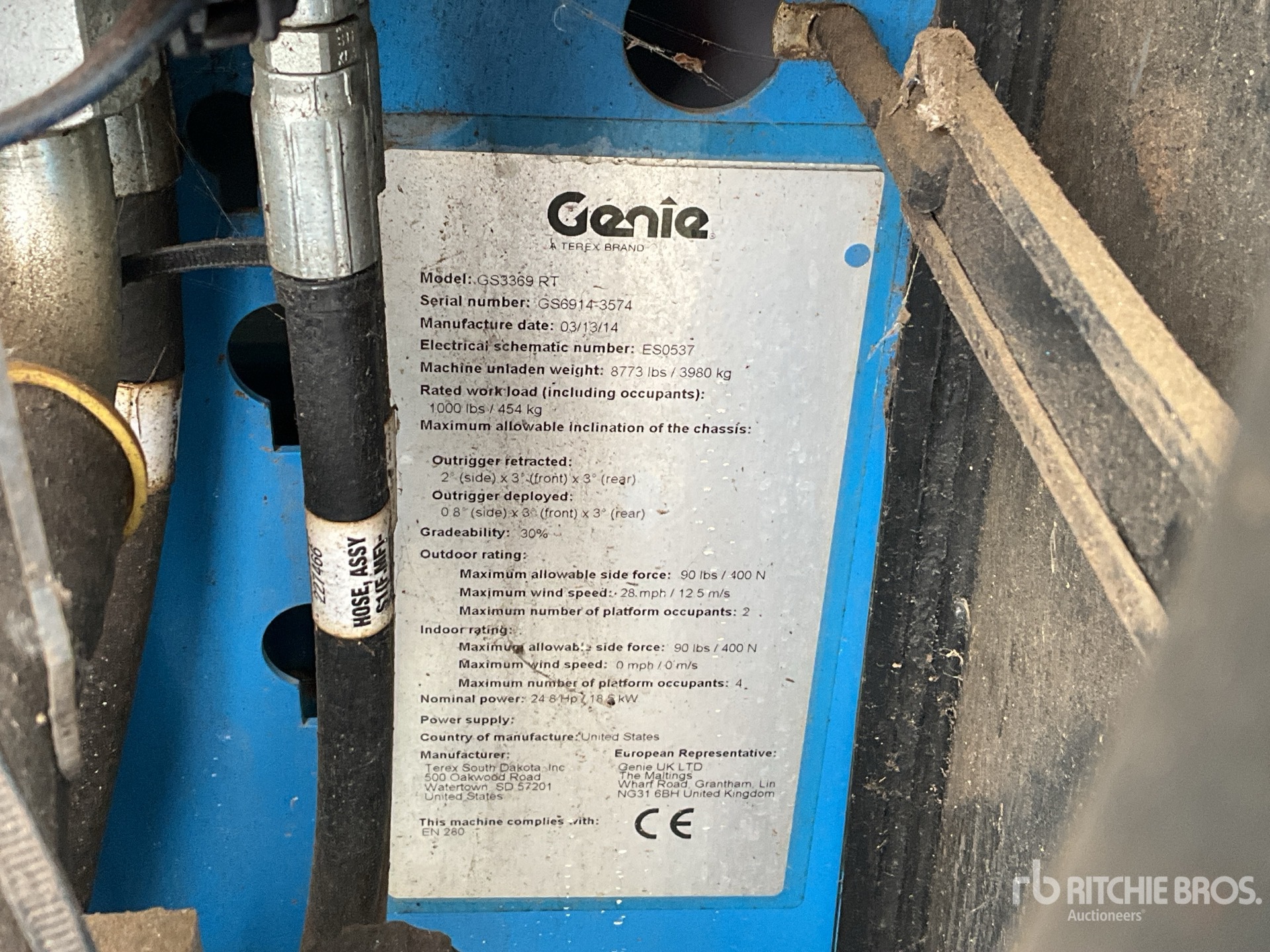 2014 Genie GS-3369RT