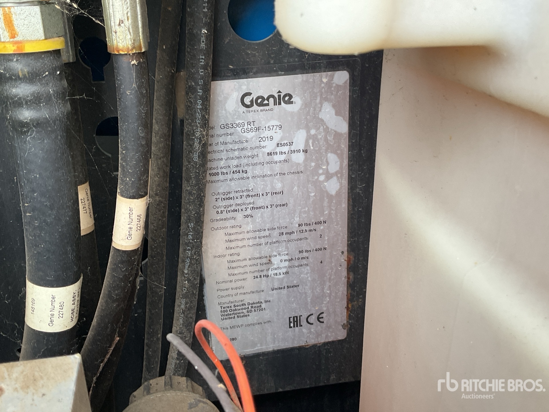 2019 Genie GS3369 RT