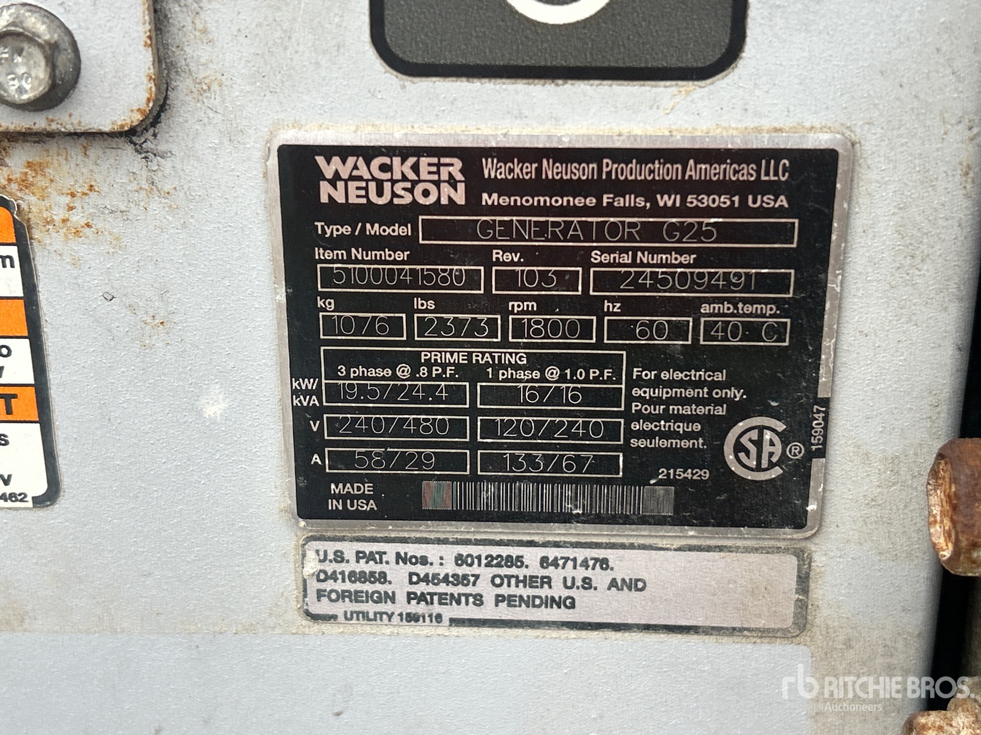 Wacker Neuson G25
