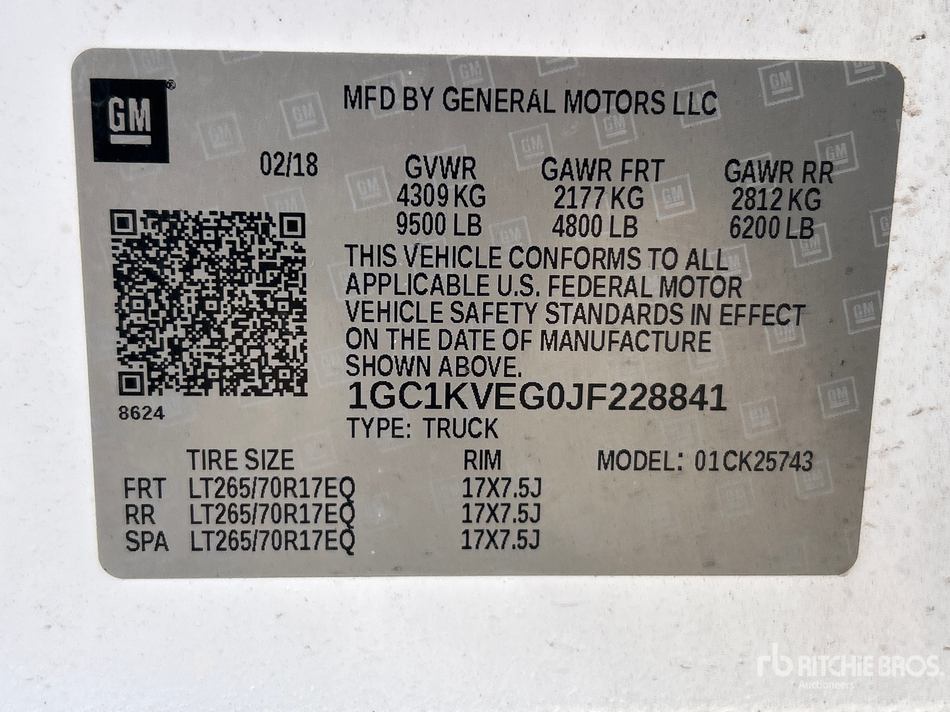2018 Chevrolet SILVERADO 2500