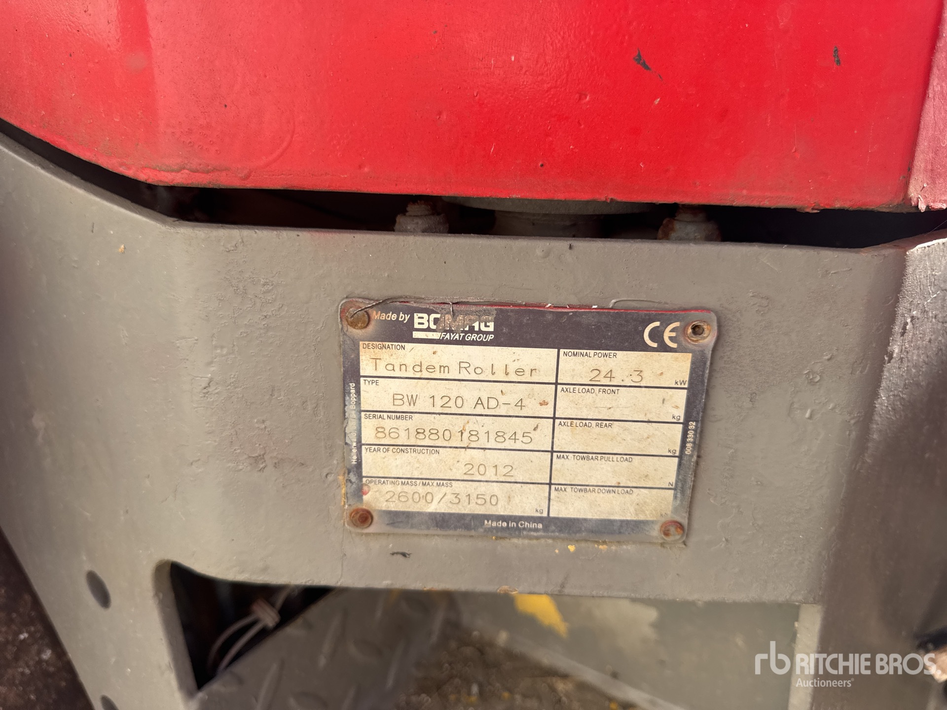 2012 Bomag BW120AD-4