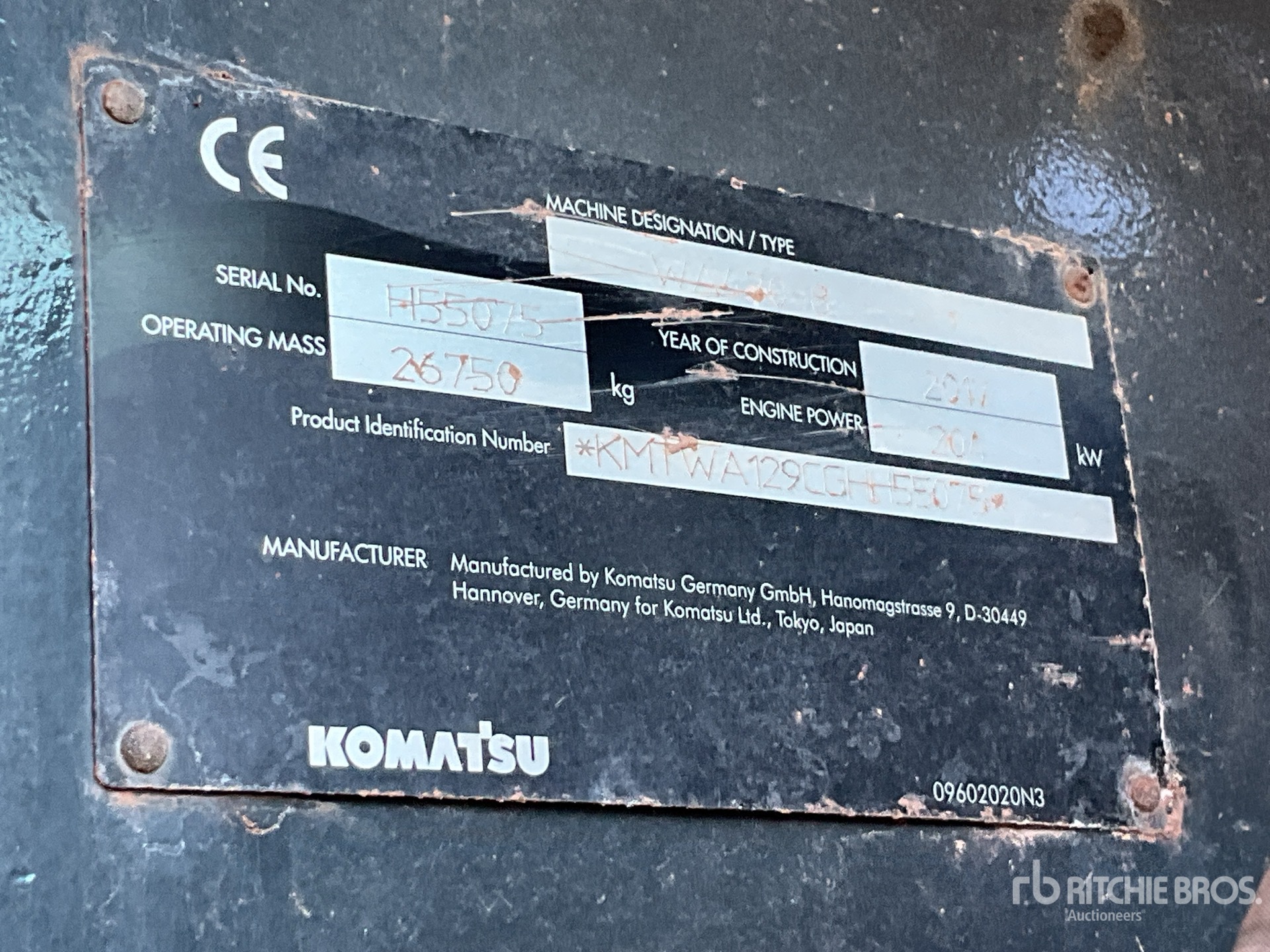 2017 Komatsu WA470-8