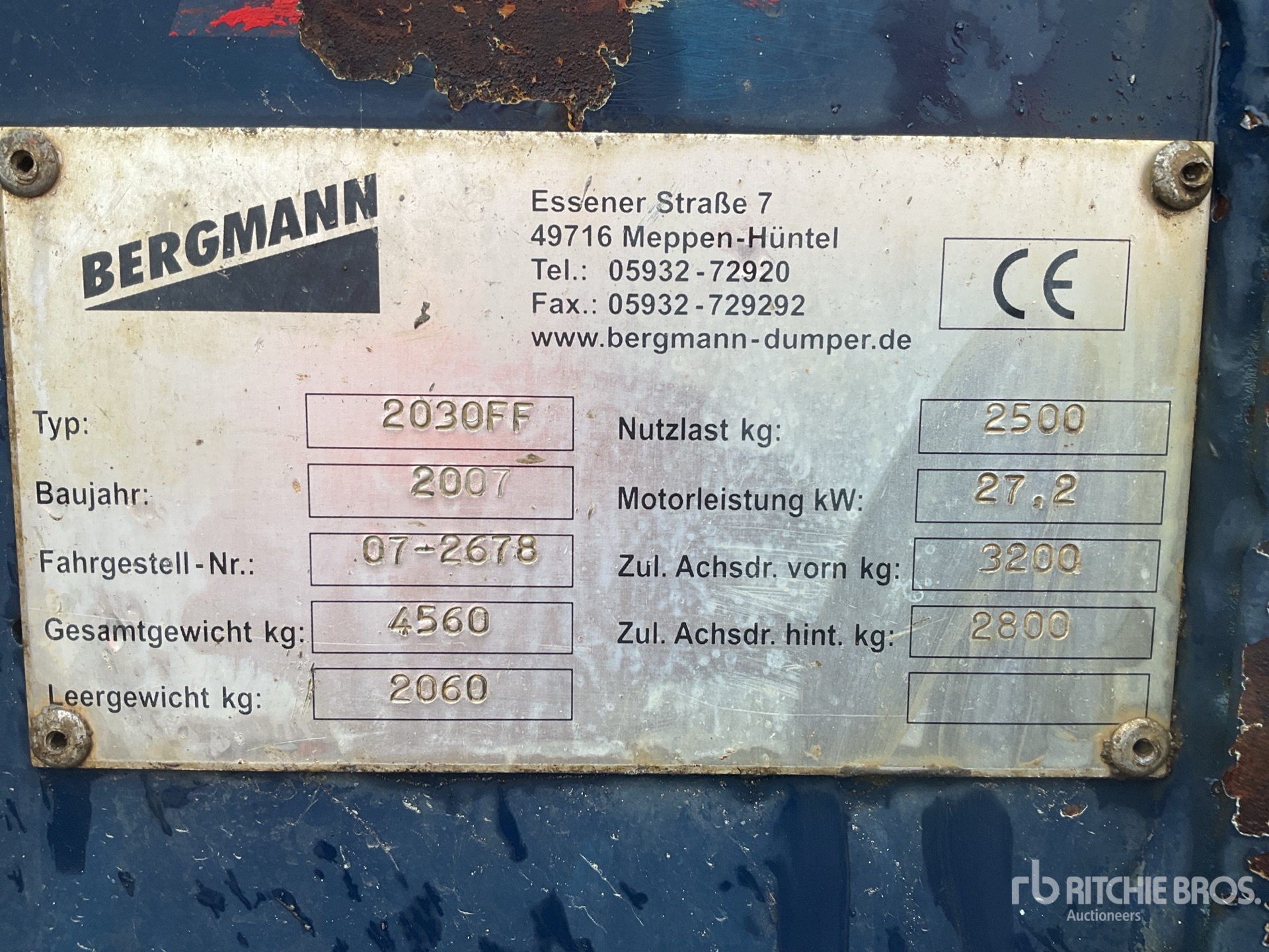 2007 Bergmann 2030FF