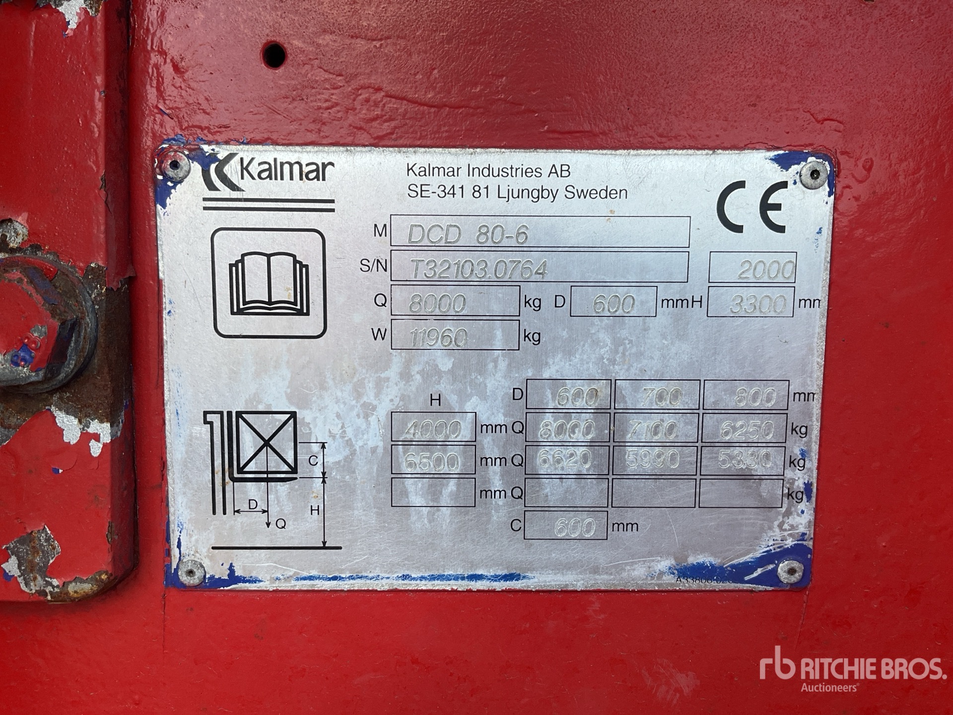2000 Kalmar DCD80-6