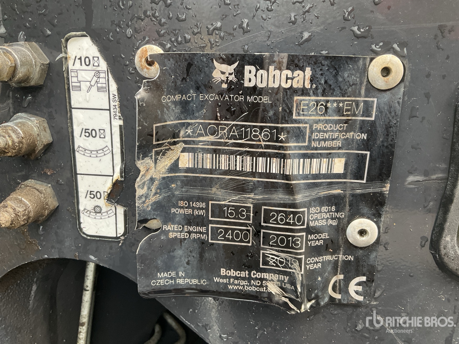 2012 Bobcat E26