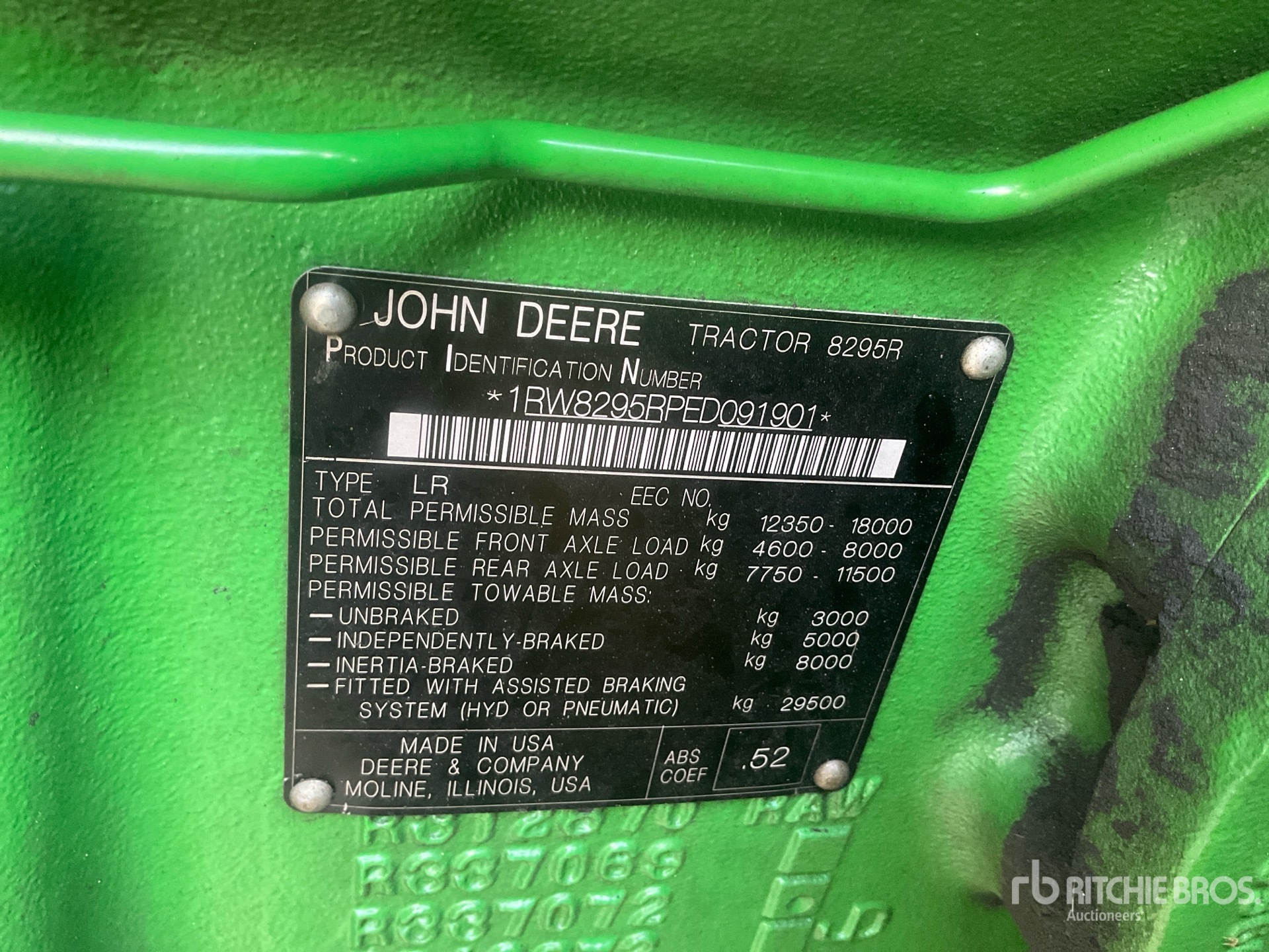 2014 John Deere 8295R