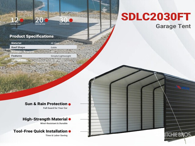 2026 SDLC2030FT Carport