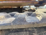 Train de roulement with Hauteur de crampon droit