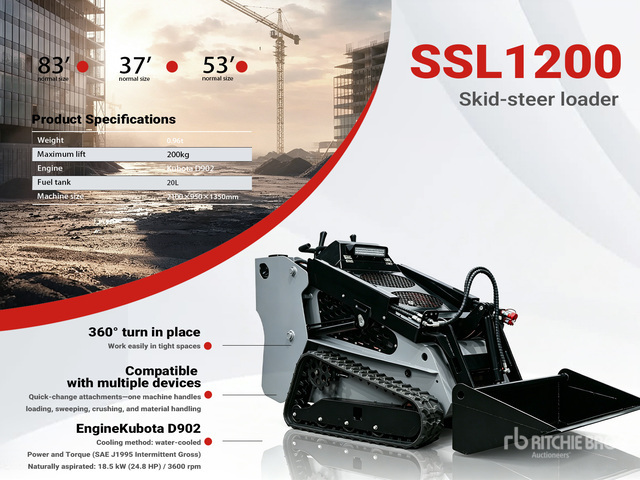 2026 SSL1200-GRAY Compact Track Loader