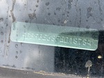 General Appearance with Frame Stamp Serial Number/VIN Photo