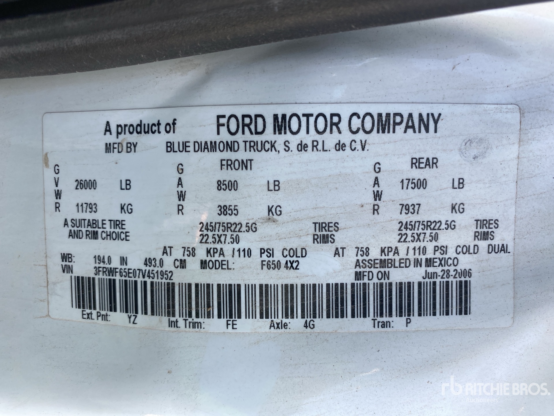 2007 Ford F-650