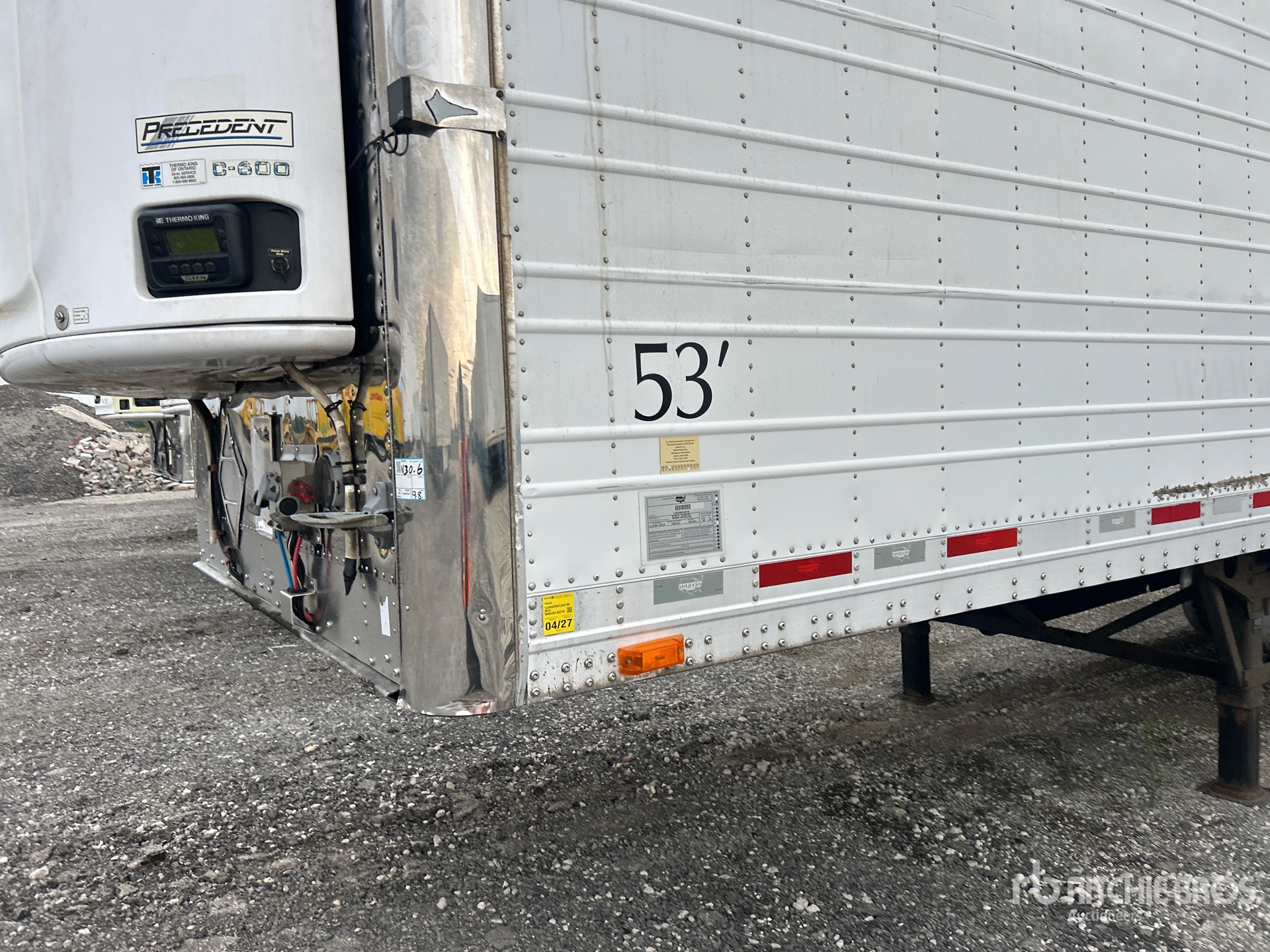 2015 Wabash 53 FT X 102 IN T/A