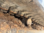 Undercarriage with Left Carrier Rollers
