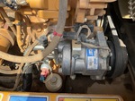 Engine with A/C Compressor