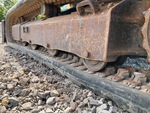 Undercarriage with Left Track Rollers