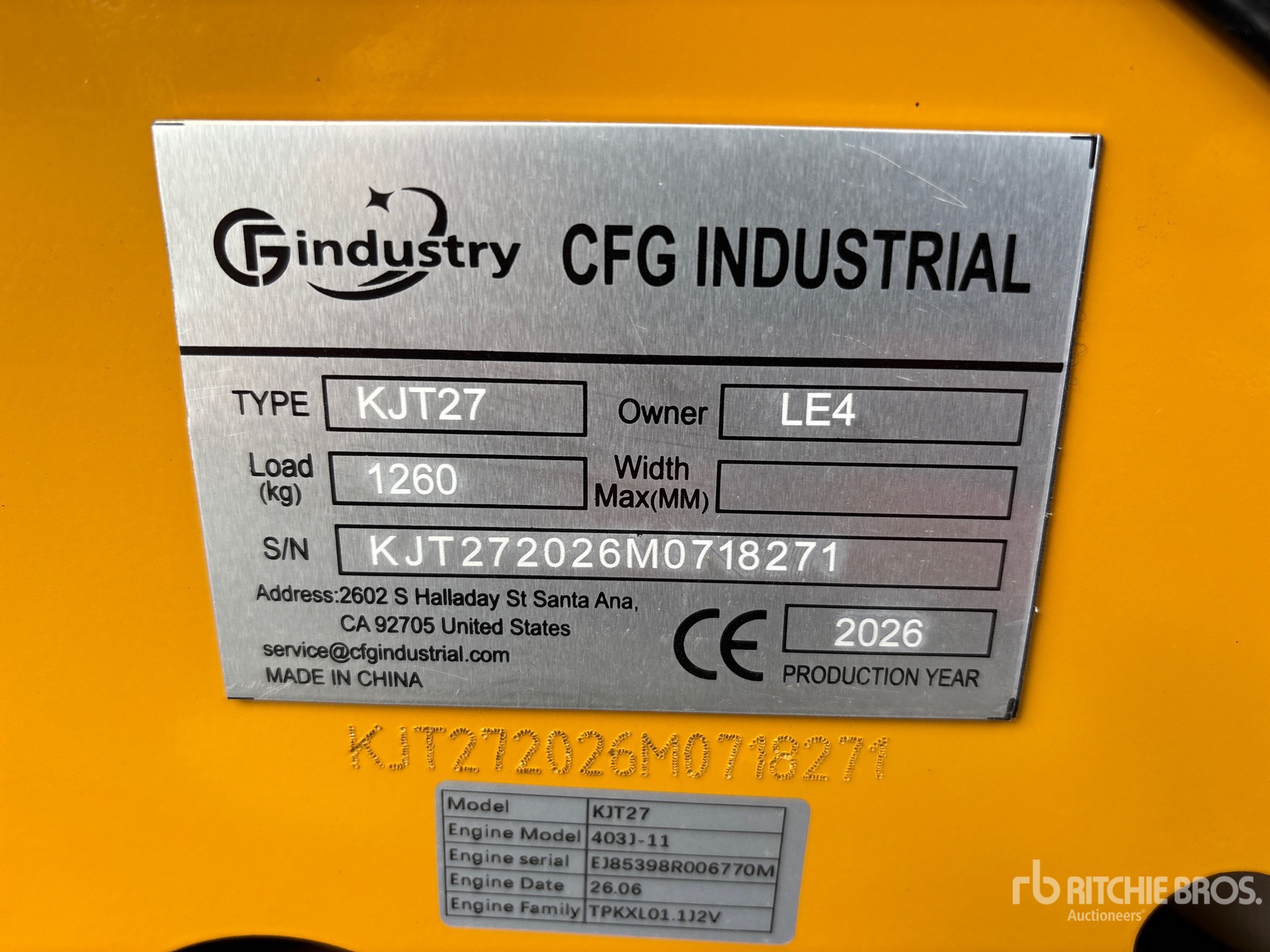 2026 CFG KJT27