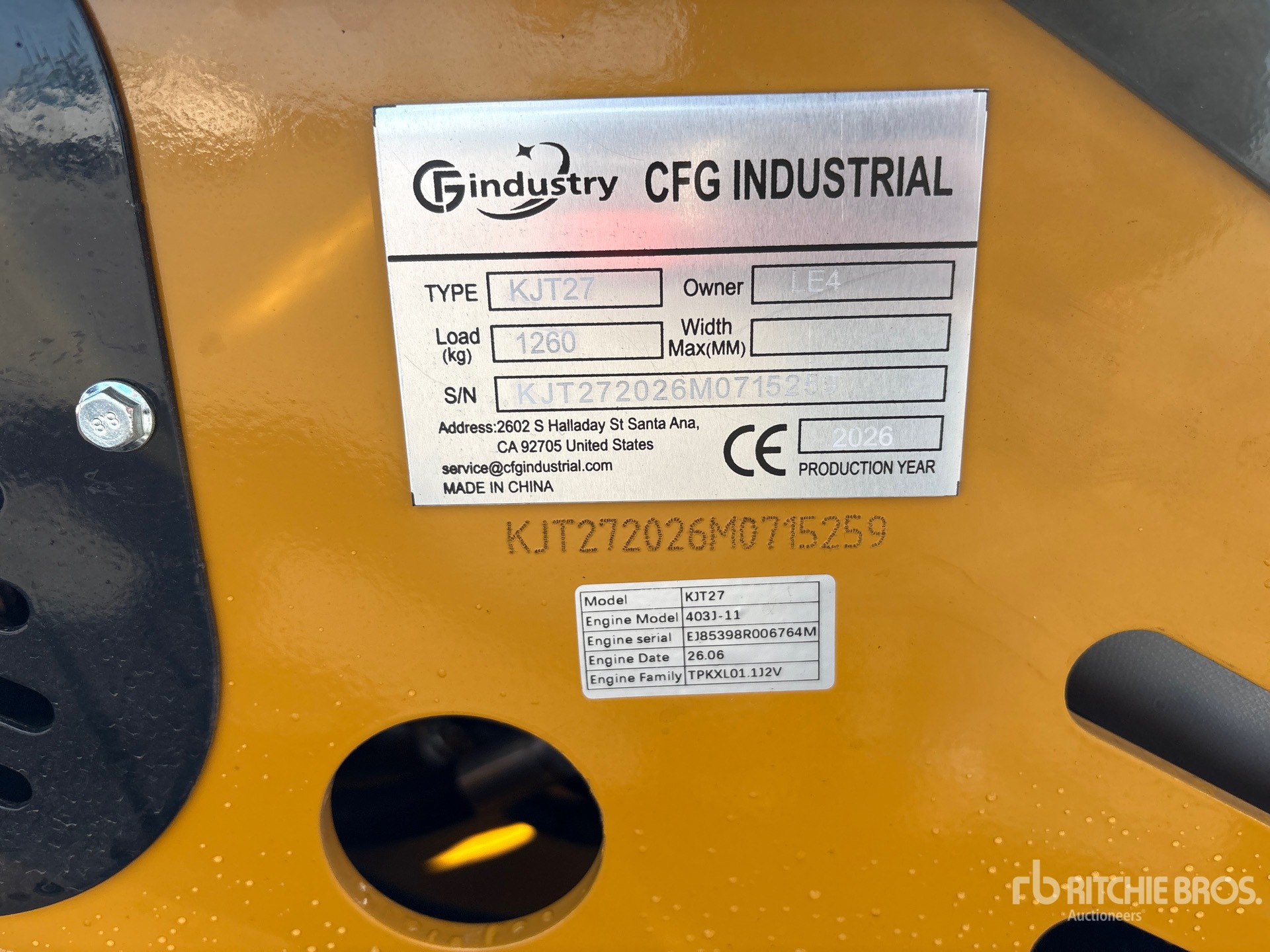 2026 CFG KJT27