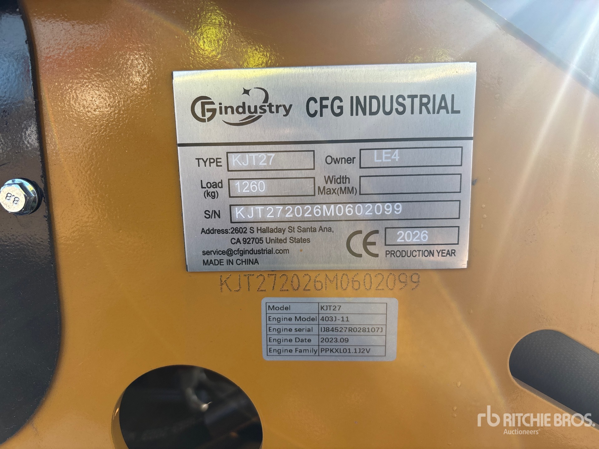 2026 CFG KJT27