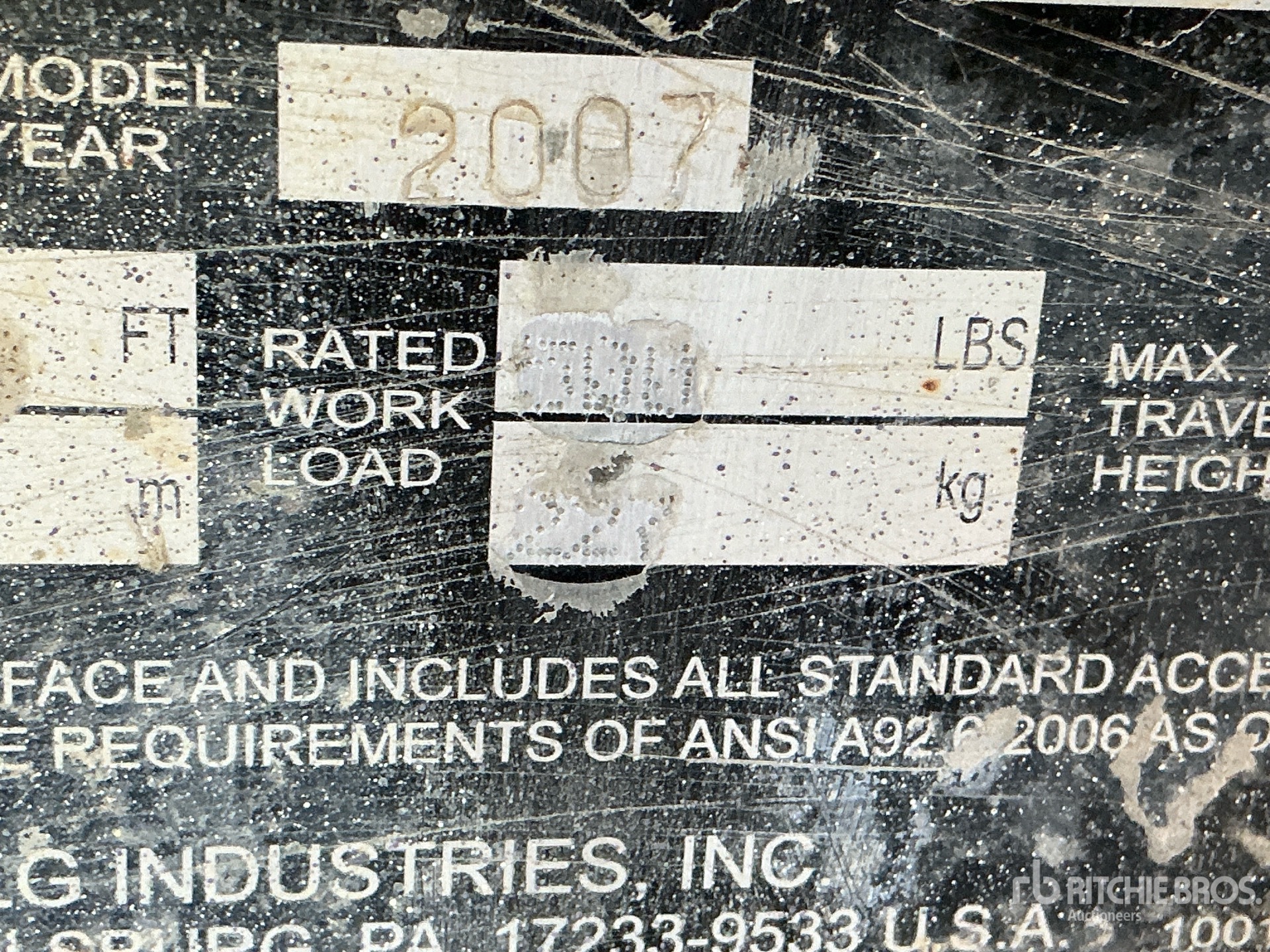 2007 JLG 1930 ES