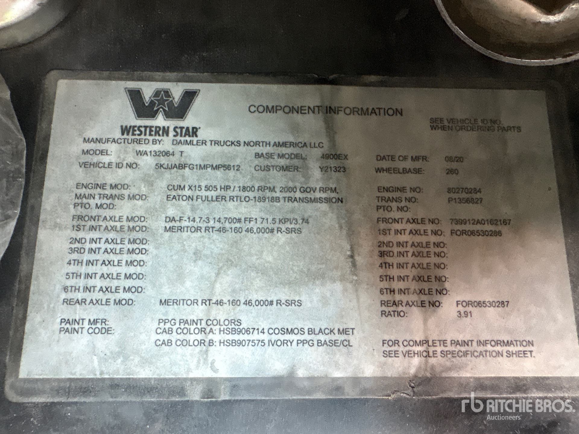 2021 Western Star 4900EX