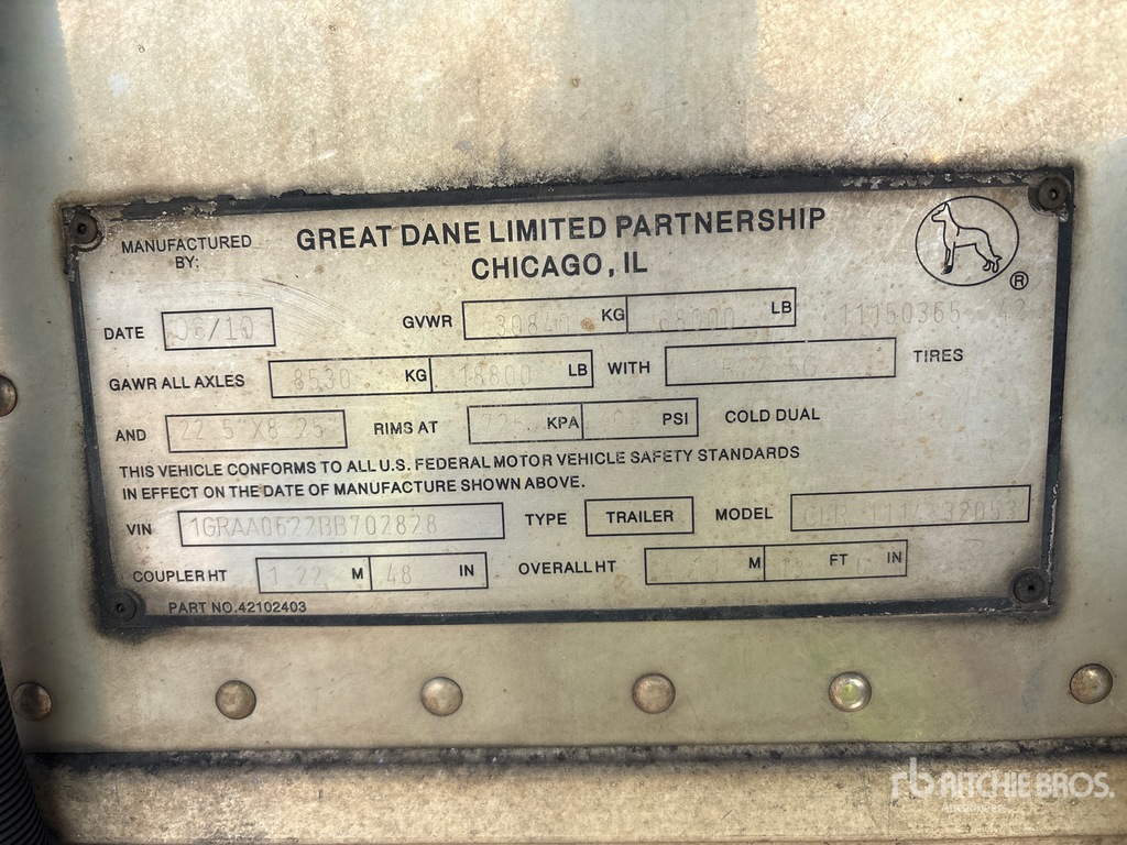 General Appearance with Numéro de série/Numéro d'identification du véhicule automobile