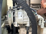 Engine with A/C Compressor