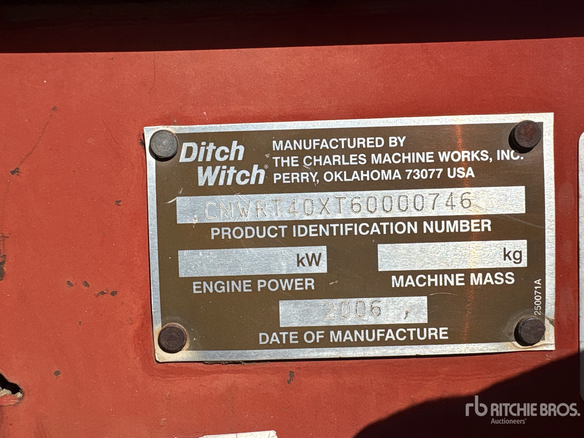 2006 Ditch Witch RT-40