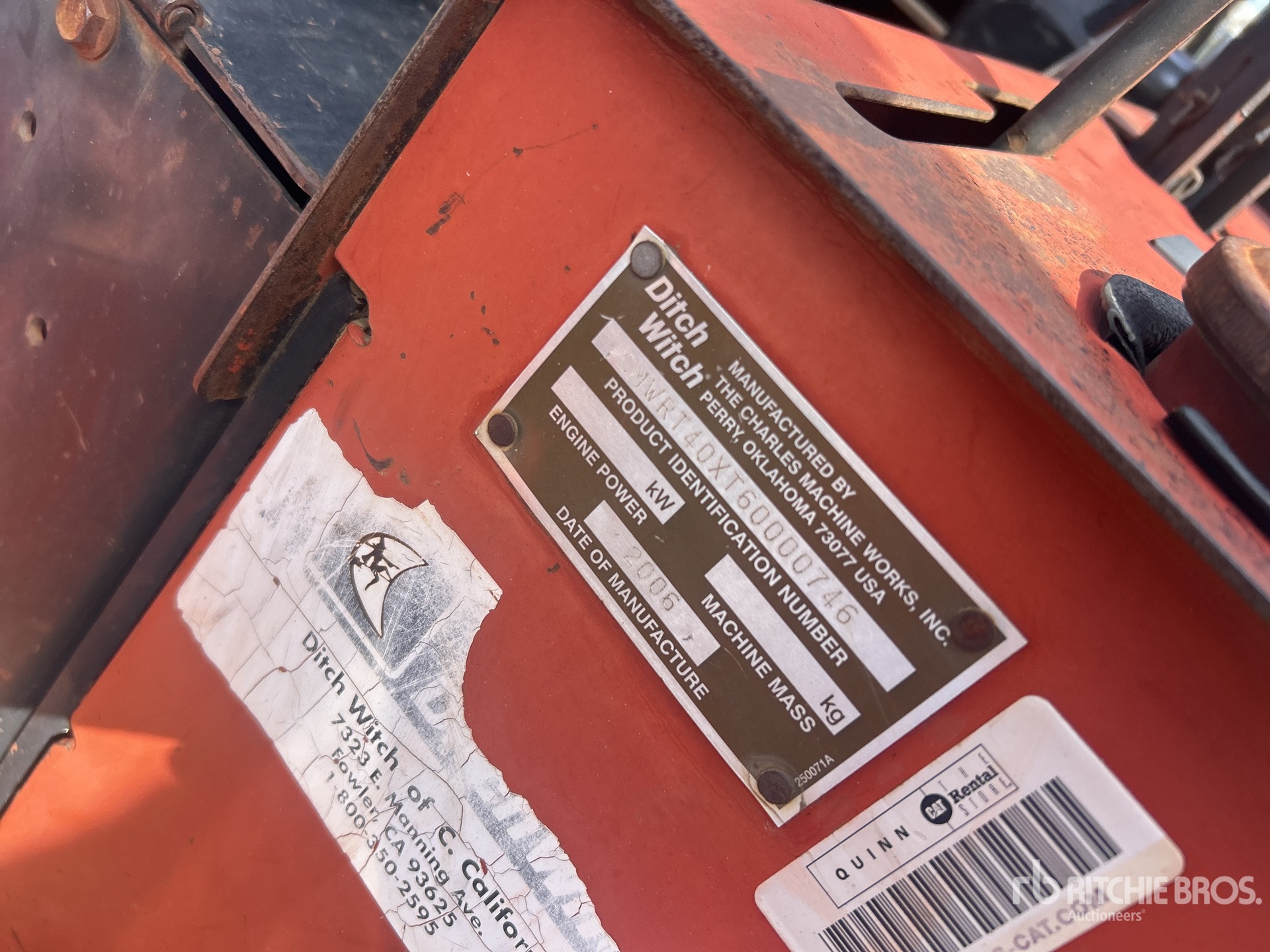 2006 Ditch Witch RT-40