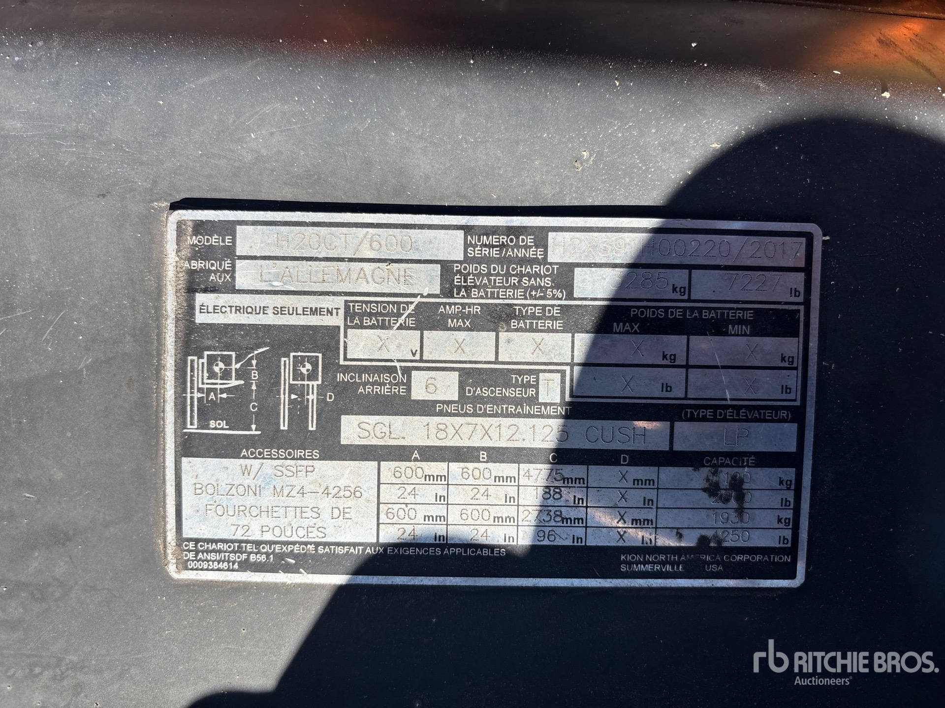 2017 Linde H20T